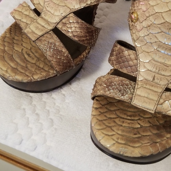 Stuart Weitzman Python Sandals - Picture 8 of 8